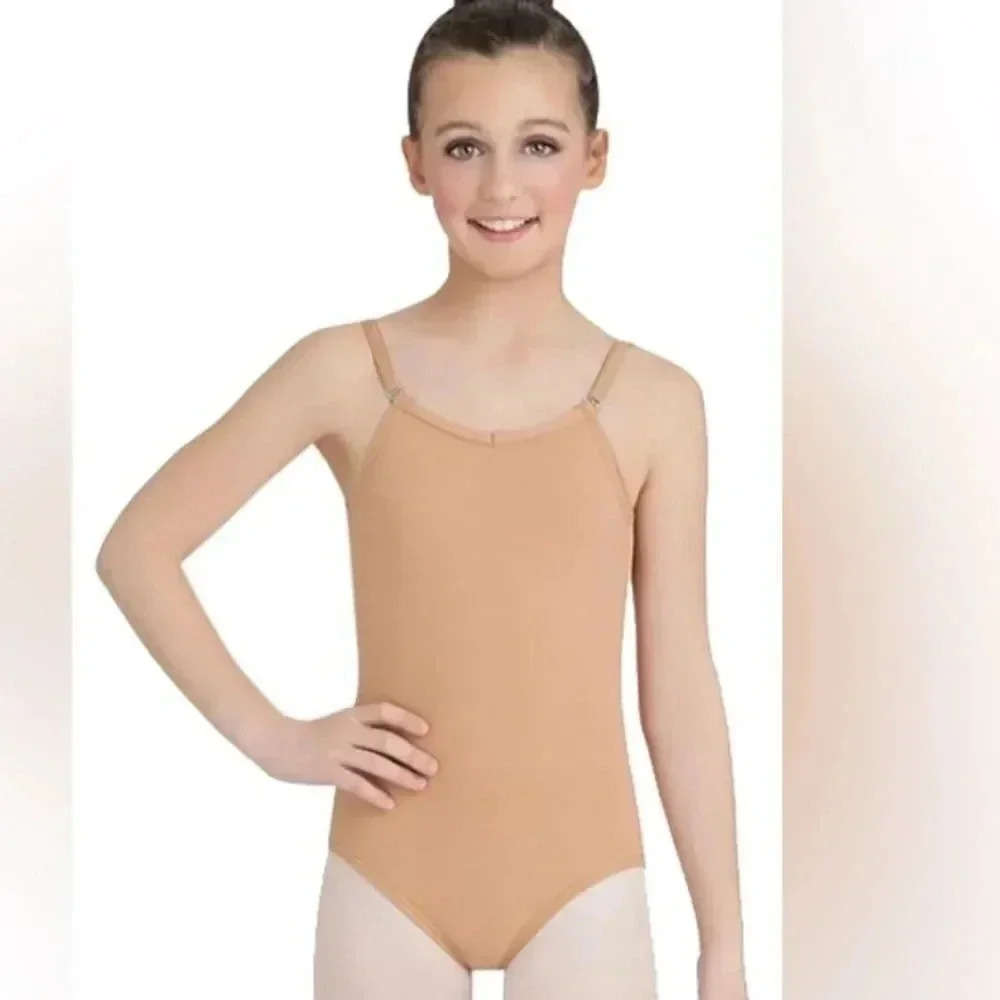 Capezio Camisole Leotard Adjustable Straps Size Kids Large